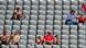Fußball Bundesliga 33. Spieltag: FC Bayern München - VfB Stuttgart am Samstag (28.04.2012) in der Allianz Arena in München. Fans von München sitzen vor dem Spiel in der Arena in der Sonne. Foto: Sven Hoppe dpa/lby (Achtung Sperrfrist! Die DFL erlaubt die Weiterverwertung der Bilder im IPTV, Mobilfunk und durch sonstige neue Technologien erst zwei Stunden nach Spielende. Die Publikation und Weiterverwertung im Internet ist während des Spiels auf insgesamt fünfzehn Bilder pro Spiel begrenzt.) Fußball Bundesliga 33. Spieltag: FC Bayern München - VfB Stuttgart am Samstag (28.04.2012) in der Allianz Arena in München. Fans von München sitzen vor dem Spiel in der Arena in der Sonne. Foto: Sven Hoppe dpa/lby (Achtung Sperrfrist! Die DFL erlaubt die Weiterverwertung der Bilder im IPTV, Mobilfunk und durch sonstige neue Technologien erst zwei Stunden nach Spielende. Die Publikation und Weiterverwertung im Internet ist während des Spiels auf insgesamt fünfzehn Bilder pro Spiel begrenzt.)