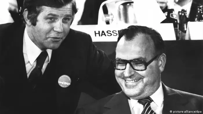 CDU-Vorsitzender Helmut Kohl 1973