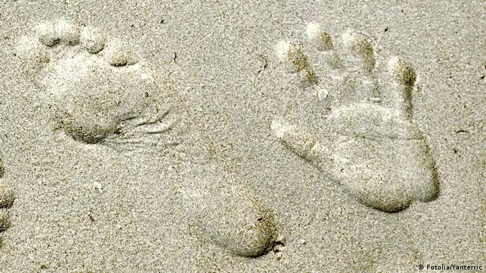 Spuren im Sand