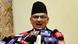 Nepals Premierminister Baburam Bhattarai bei einer Rede Nepals Premierminister Baburam Bhattarai bei einer Rede