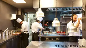 Küche des Restaurants El Celler de Can Roca