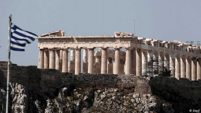 Акрополь на Парфеноне в Афинах
