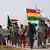 Members of the Moxos ethnic group march during a protest in Bolivia demanding a road through an ecological reserve is not built.