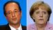 ARCHIV - Die Kombo zeigt den französischen Präsidentschaftskandidaten Francois Hollande (Archivfoto vom 25.04.2012) und die deutsche Bundeskanzlerin Angela Merkel (Archivfoto vom 06.11.2008). Es knirscht zwischen der Bundeskanzlerin und dem möglichen künftigen Präsidenten Frankreichs. Zwischen den beiden zeichnet sich für den Fall eines Sieges von François Hollande ein Kräftemessen um den Fiskalpakt ab. Fotos: Rainer Jensen/Ian Langsdon dpa (zu 0169 vom 27.04.2012) +++(c) dpa - Bildfunk+++ ) ARCHIV - Die Kombo zeigt den französischen Präsidentschaftskandidaten Francois Hollande (Archivfoto vom 25.04.2012) und die deutsche Bundeskanzlerin Angela Merkel (Archivfoto vom 06.11.2008). Es knirscht zwischen der Bundeskanzlerin und dem möglichen künftigen Präsidenten Frankreichs. Zwischen den beiden zeichnet sich für den Fall eines Sieges von François Hollande ein Kräftemessen um den Fiskalpakt ab. Fotos: Rainer Jensen/Ian Langsdon dpa (zu 0169 vom 27.04.2012) +++(c) dpa - Bildfunk+++ )