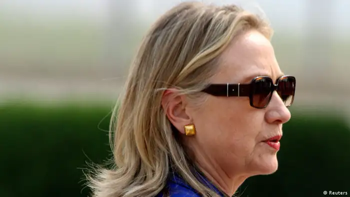 USA Hilary Clinton in Indien