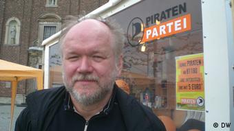 Joachim Paul, NRW-Spitzenkandidat der Piraten (Foto: DW)