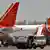 Indien Air India Streik Kalkutta Flughafen Flugzeuge