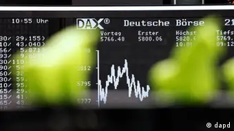Deutschland Finanzkrise Euro Börse in Frankfurt am Main