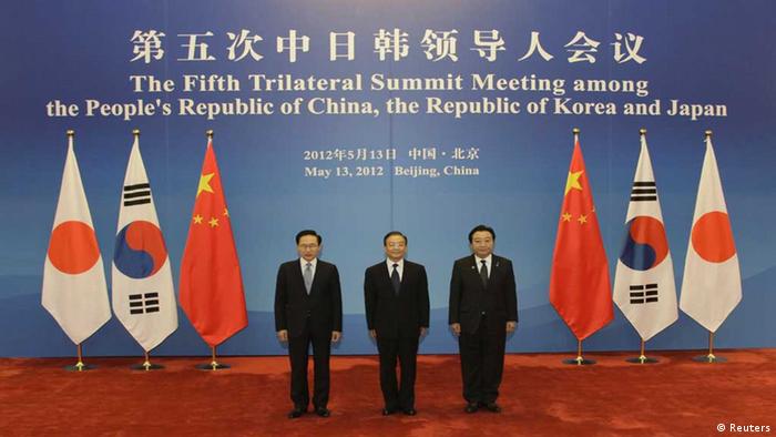 Gipfeltreffen zwischen China, Südkorea und Japan in Peking (Foto: Reuters)