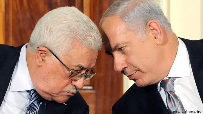 Mahmud Abbas und Benjamin Netanjahu bei Nahost-Friedensgesprächen