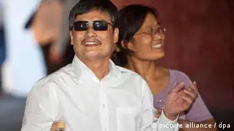 Chen Guangcheng und seine Frau in New York