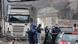 A truck with humanitarian aid from Russia at the administrative border between Kosovo and Serbia. pixel A truck with humanitarian aid from Russia at the administrative border between Kosovo and Serbia. pixel