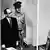 FILE - The 1961 file photo shows Adolf Eichmann standing in his glass cage, flanked by guards, in the Jerusalem courtroom during his trial in 1961 for war crimes committed during World War II. The original glass booth is now shown the first time outside Israel as part of the special exhibition 'Facing Justice - Adolf Eichmann on Trial' at the documentation center placed at the former Gestapo headquartes in Berlin, Germany. (Foto:AP/dapd)
