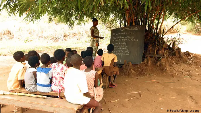 Schulklasse in Afrika