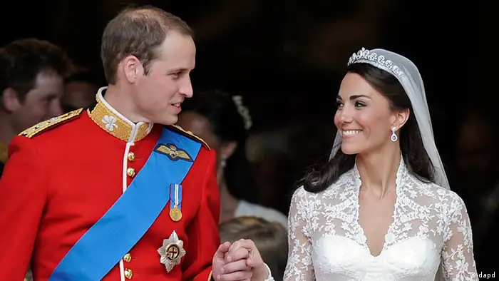 Großbritannien Königshaus Kate und William Hochzeit 29.04.2011 (dapd)