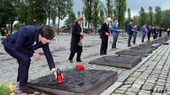 DFB Delegation in Konzentrationslager Auschwitz