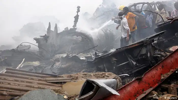 Flugzeugabsturz in Nigeria