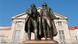 Deutschland Weimar Goethe und Schiller vor Nationaltheater Deutschland Weimar Goethe und Schiller vor Nationaltheater