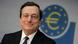 European Central Bank's (ECB) President Mario Draghi in front of euro sign European Central Bank's (ECB) President Mario Draghi in front of euro sign