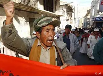 Proteste in Bolivien