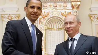 Obama in Russland mit Putin