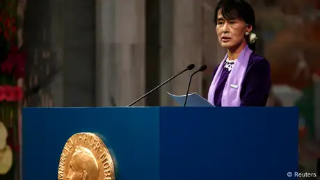 Aung San Suu Kyi Rede in Oslo Nobelpreis