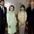 Nobel Peace Prize Laureate, Myanmar's opposition leader Аун Сан Су Чжи с королем Норвегии Харальдом, королевой Соней и кронпринцем Хоконом