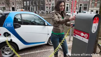 Carsharing in Amsterdam Niederlande