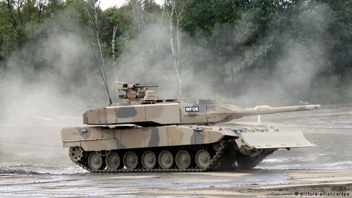 Der Leopard Panzer 2 A7+ (Foto: dpa)