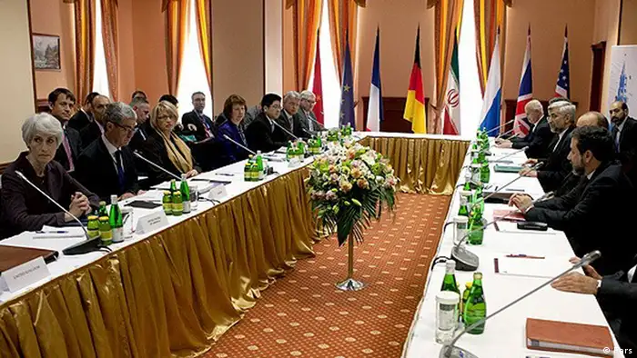 Verhandlungen über den Atomkonflikt mit Iran in Moskau am 18.-19. Juni 2012 zwischen Vertreter der Gruppe 5+1 und Irans; Quelle: Fars