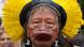 Kayapo tribal leader Raoni Metuktire attends a protest during the UN Conference on Sustainable Development Kayapo tribal leader Raoni Metuktire attends a protest during the UN Conference on Sustainable Development