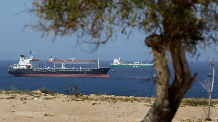 Libyen Ölpreise Öltanker bei Zawiya