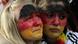 Two female German fans can't hide their dissappointment at the defeat Two female German fans can't hide their dissappointment at the defeat