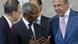 Russian Foreign Minister Sergey Lavrov, right, speaks with Kofi Annan, center, Joint Special Envoy of the United Nations and the Arab League for Syria, and United Nations Secretary General Ban Ki-moon, left, prior to a meeting of the Action Group for Syria at the European headquarters of the United Nations, UN, in Geneva, Switzerland, Saturday, June 30, 2012. (Foto:Keystone, Martial Trezzini/AP/dapd) eingest. sc Russian Foreign Minister Sergey Lavrov, right, speaks with Kofi Annan, center, Joint Special Envoy of the United Nations and the Arab League for Syria, and United Nations Secretary General Ban Ki-moon, left, prior to a meeting of the Action Group for Syria at the European headquarters of the United Nations, UN, in Geneva, Switzerland, Saturday, June 30, 2012. (Foto:Keystone, Martial Trezzini/AP/dapd) eingest. sc