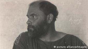 Porträt von Gustav Klimt.
