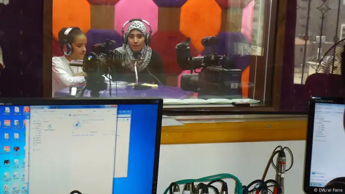 Kinder machen Radio in Gaza