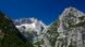 Blick vom Hupfleitenjoch zum Höllentalferner, Zugspitze und Waxensteine im Kreuzeckgebiet, Garmisch-Partenkirchen, Oberbayern, Bayern, Deutschland Blick vom Hupfleitenjoch zum Höllentalferner, Zugspitze und Waxensteine im Kreuzeckgebiet, Garmisch-Partenkirchen, Oberbayern, Bayern, Deutschland
