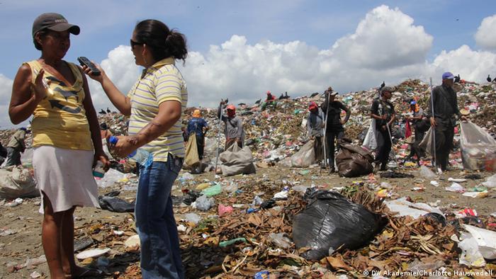 Interview auf einer Müllhalde in Nicaragua