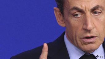 Sarkozy Photo: Yves Logghe
