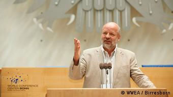 Hans Josef Fell, MDEP Energieexperte der Grünen (Foto WWEA / Andreas Birresborn)