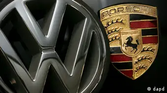 Symbole Porsche VW Volkswagen Übernahme