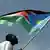 Südsudanesische Fahne (Foto: James Keogh/Wostok Press/Maxppp)