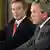 جرج دبليو بوش، رييس جمهور آمريكا، و تونى بلر، نخست وزير بريتانيا