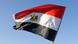 The Egyptian flag flutters in the wind The Egyptian flag flutters in the wind