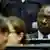 Congolese warlord Thomas Lubanga listens to his sentence at the ICC in the Hague