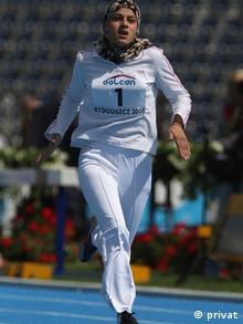 Tahmina Kohestani, the only female athlete from Afghanistan who will attend the Olympics in London.