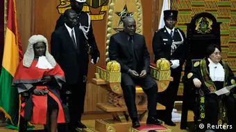 John Dramani Mahama Vereidigung als Staatschef Ghanas
