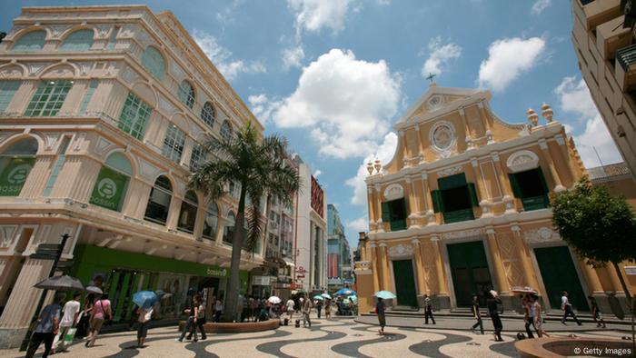 China Macao Hauptstraße Largo do Senado Platz