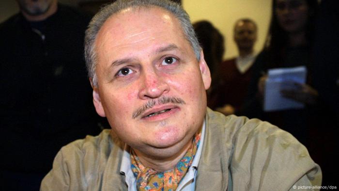 El terrorista venezolano Ilich Ramírez Sánchez, Carlos, de 68 años. se sienta hoy de nuevo en el banquillo de los acusados en Francia en el que se perfila como su último gran proceso. El juicio al que se somete Carlos este lunes (5.03.2018) el de apelación por la condena a su tercera cadena perpetua por un atentado cometido en 1974. (5.03.2018).