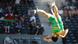 South Africa's Willem Coertzen flies through the air after his pole snapped during an attempt at the decathlon pole vault during the World Athletics Championships in Berlin on Thursday, Aug. 20, 2009. South Africa's Willem Coertzen flies through the air after his pole snapped during an attempt at the decathlon pole vault during the World Athletics Championships in Berlin on Thursday, Aug. 20, 2009.